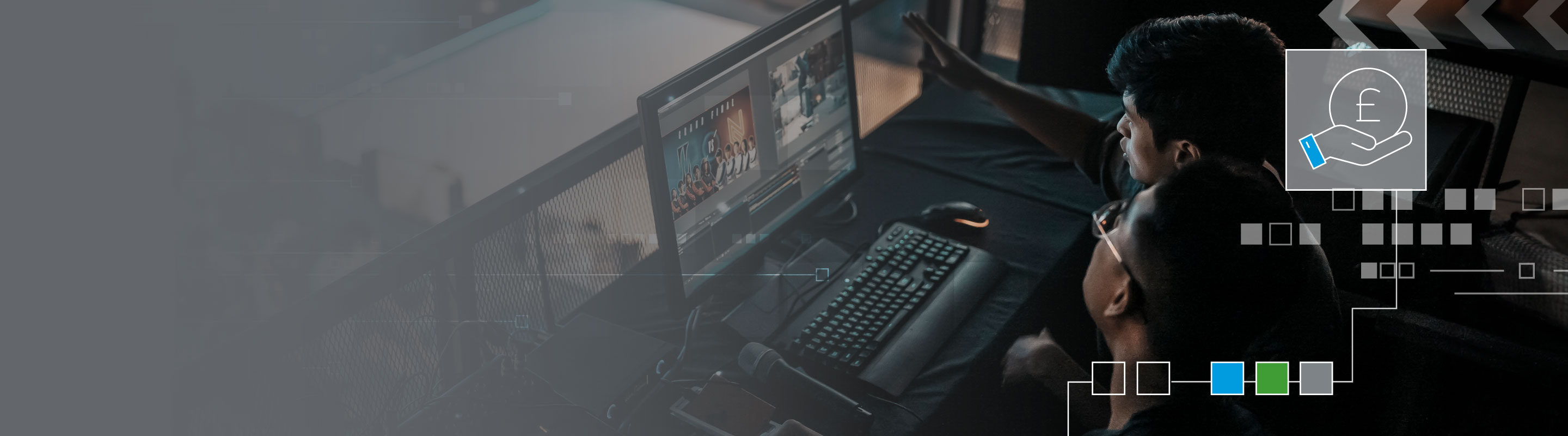 young people working in tech office
