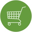 Shopping trolley icon