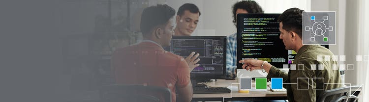 people working in office