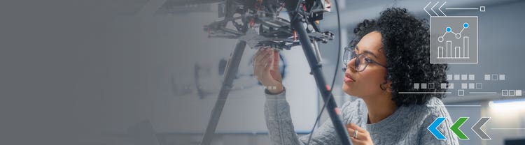 young woman fixing a camera